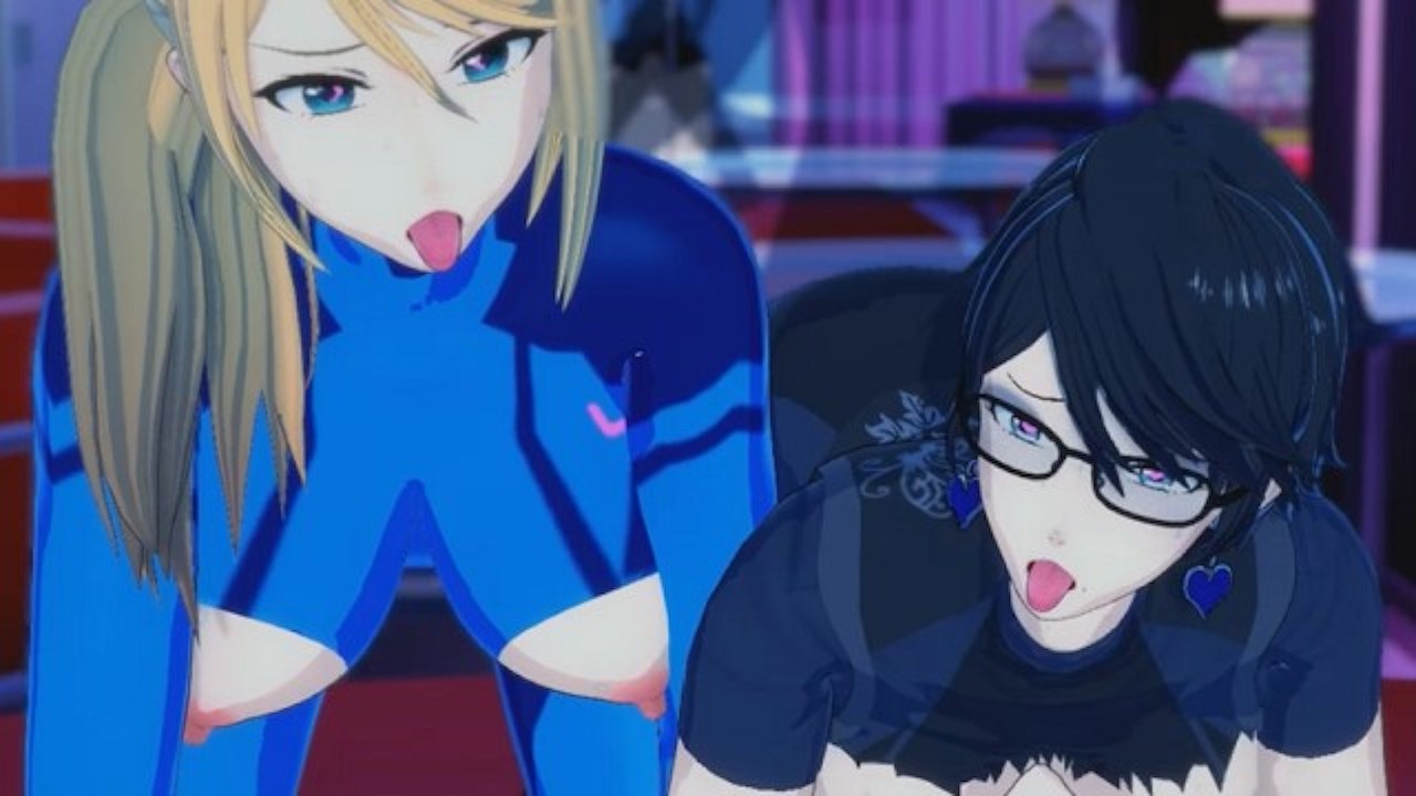 3D Hentai Bayonetta X Zero Suit Samus Vidéos Porno - Tube8