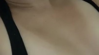 Playing with my tits