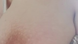 MILF Self Boob Play