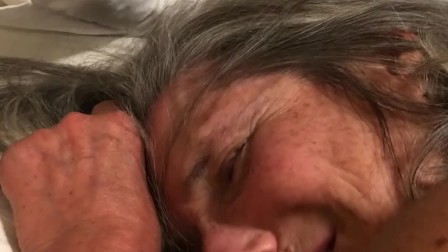 Hot Milf Closeup doggy masturbate anal fingering 60 year old mature granny