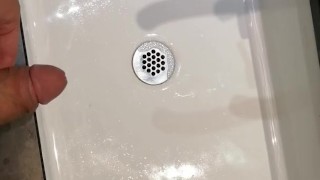 Pissing in the sink at work