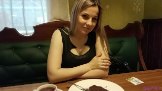 Remote Vibrator in Public Place - Letty Black