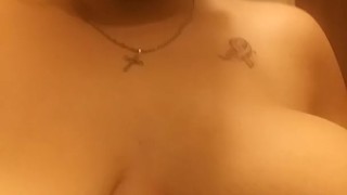 Sucking my own tits
