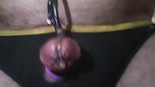 Electro my tiny worthless penis high power no cum