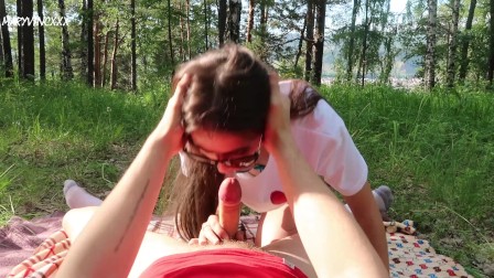 Public blowjob & Hot Sex with cute Girl in the Park - MaryVincXXX