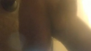 Jerking off and fingering in the shower