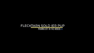 Flecktarn Pup wichst im Wald