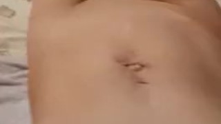 Belly inflation, poking and massage