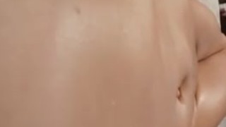 Oil belly massage