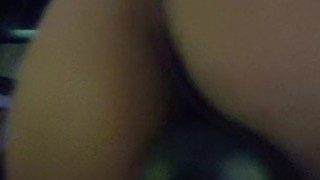 Shoved a dildo up my ass before heading out