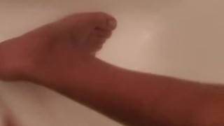 Shower masturbation