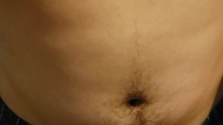 Semi-hard to hard masturbation