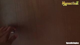MamacitaZ - Very Hot Colombian Maid Gets Oiled And Fucked Hard at Work