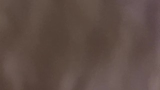 Huge load in motel hallway while listening to couple fuck behind the door