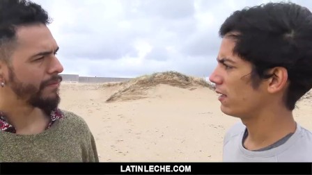 LatinLeche - A Hot Latino Stud Gets His Cock Sucked By The Beach