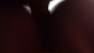 BBW cutie fucks ass with dildo