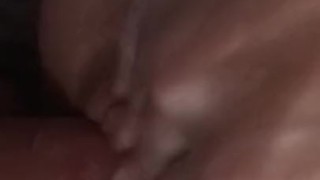 Wife close up squirt with cum shot at the end