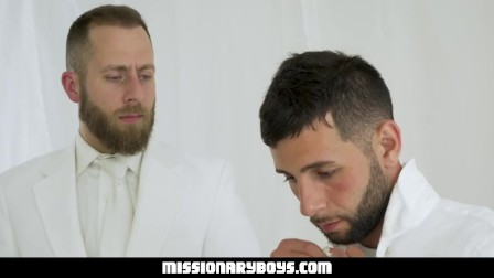 MissionaryBoyz - Bearded Priest Fucks A Rebellious Missionary Ass