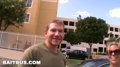 BAIT BUS - Her Straight Neighbor Alex Adams Goes Gay 4 Pay w ...