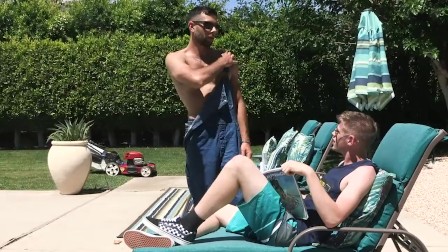 BrotherCrush- Cute Little Guy Worships His Muscular Stepbrothers Thick Cock