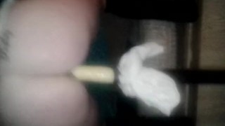 Solo, Ameatur, Dildo, Bubble Butt
