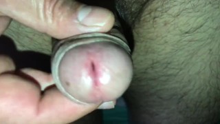Closeup cumshot slomo