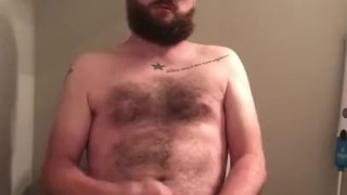 Beating off in my sons roommates bathroom