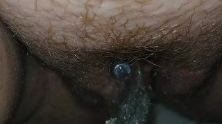 Hairy Ginger Close-up Piss