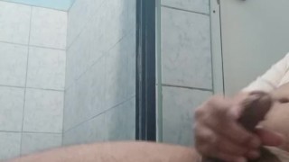 chub asian guy jerking off