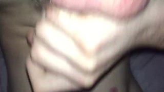 Teen shots his loads on his face