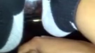 Using my dildo on my phat black pussy