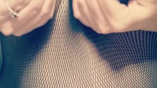 Daddy's Darlin' DaniHaze- Milky Fishnet Tits pt. 2