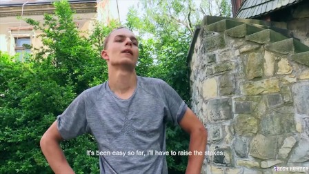 CZECH HUNTER 445 -  Twink With A Slim Body Gets His Tight Ass Destroyed