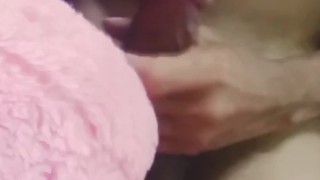 Jerking with my stuff toy