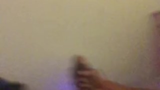 Stroking my 9 inch mixed BBC until I cum all over