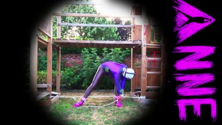 Self bondage in the playground