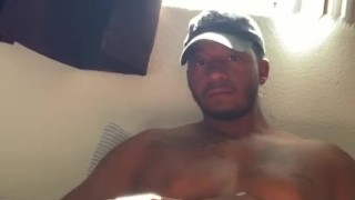 Cumshot in the sunlight