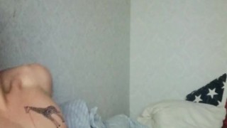 Hot dude jerking off