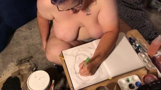 Boobs Ross — Youtuber Speed Sketch 8 — julyathon 18