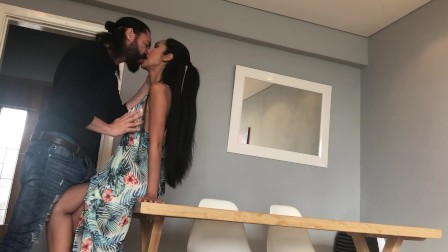 Sunday lunch with asian Tinder date turns into amazing sex! Must see!