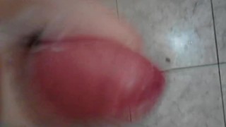 Masturbate cock and cum