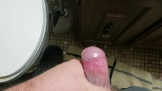 Breaking a tenga egg with my dick