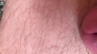 Hairy uncut Russian teen boy jerking off/