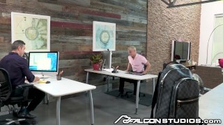 FalconStudios Cute Blonde Gets Fucked At The Office By Boss Daddy