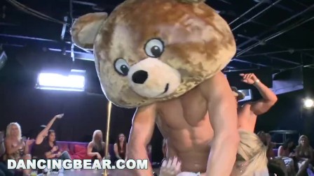 DANCING BEAR - Epic CFNM Party With Big Dick Male Strippers & Lotsa Bitches