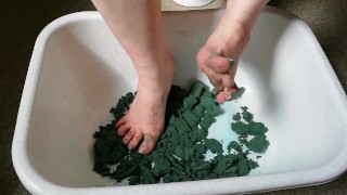 Fun with green foam