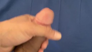 Sexy cock stroking