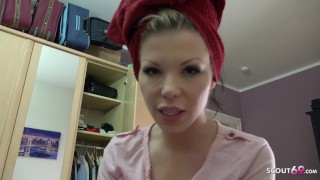 stepsister CAUGHT stepbro SNIFF HER PANTIES & HELP TO CUM WITH BEST HANDJOB