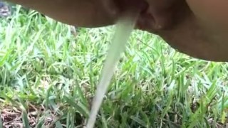 Wife had to piss really bad