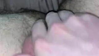 Teen ball tease and cum